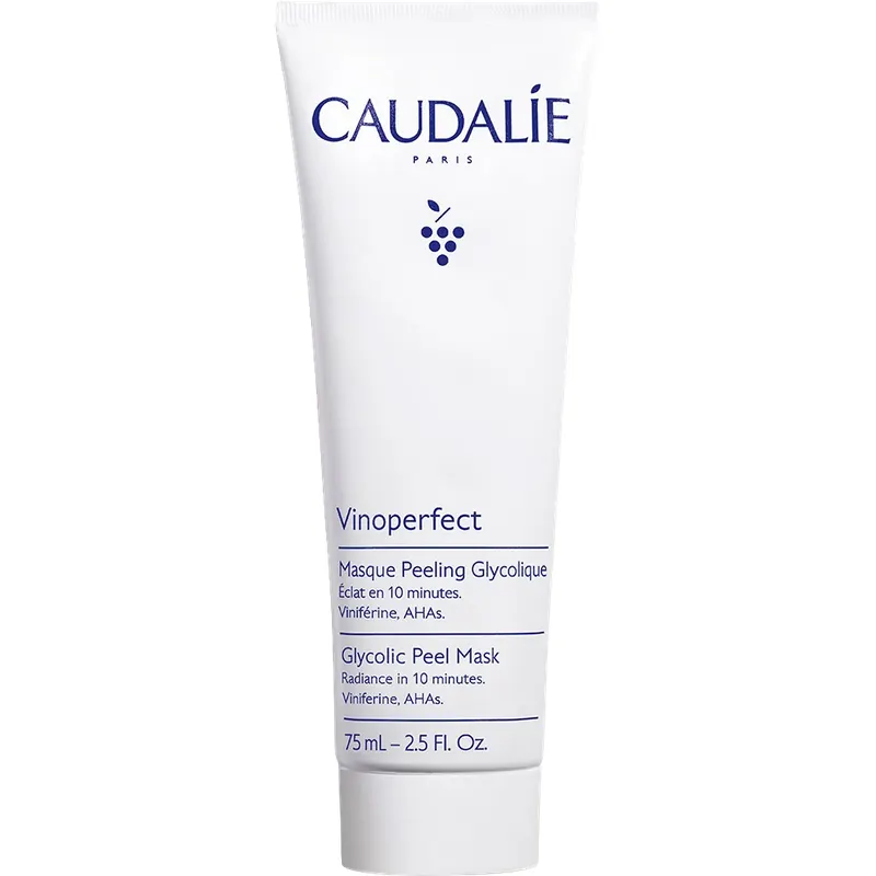 Caudalie Vinoperfect - Maschera Peeling con Acido Glicolico, 75 ml