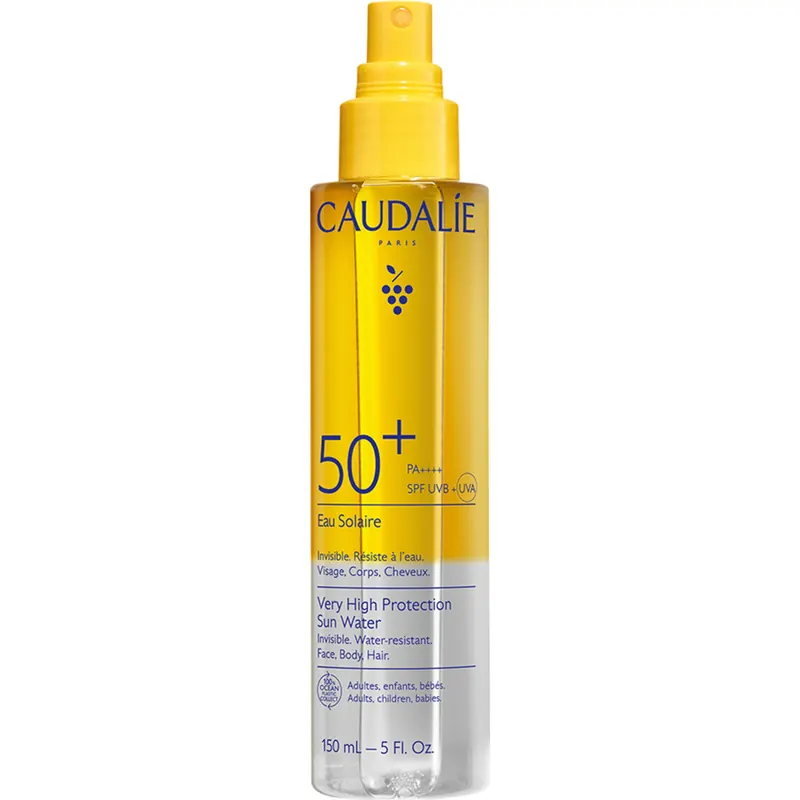 Caudalie Vinosun Protect - Acqua Solare Ad Altissima Protezione SPF50+, 150 ml