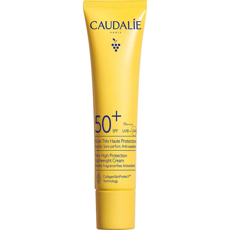 Caudalie Vinosun Protect - Fluido ad Altissima Protezione SPF 50+ PA++++, 40 ml
