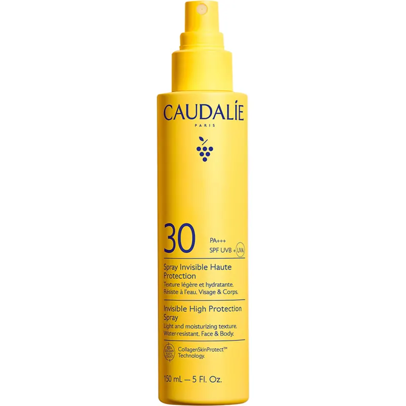 Caudalie Vinosun Protect - Spray Invisibile ad Alta Protezione SPF 30 PA+++, 150 ml