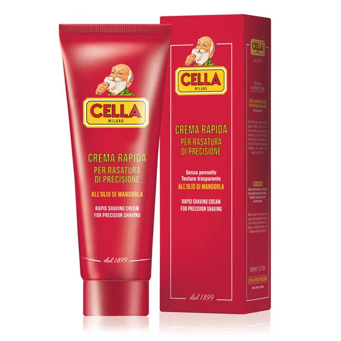 Cella Milano – Crema da barba rapida trasparente 150 ml