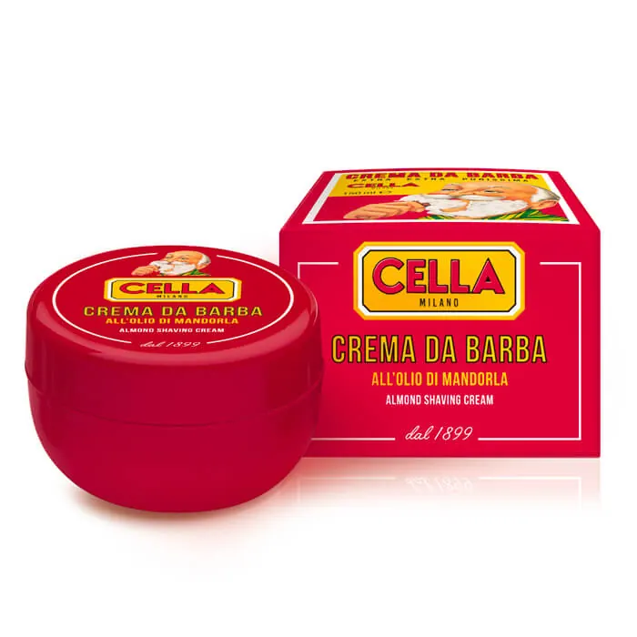 Cella Milano – Crema sapone da barba all’olio di mandorla 150 ml
