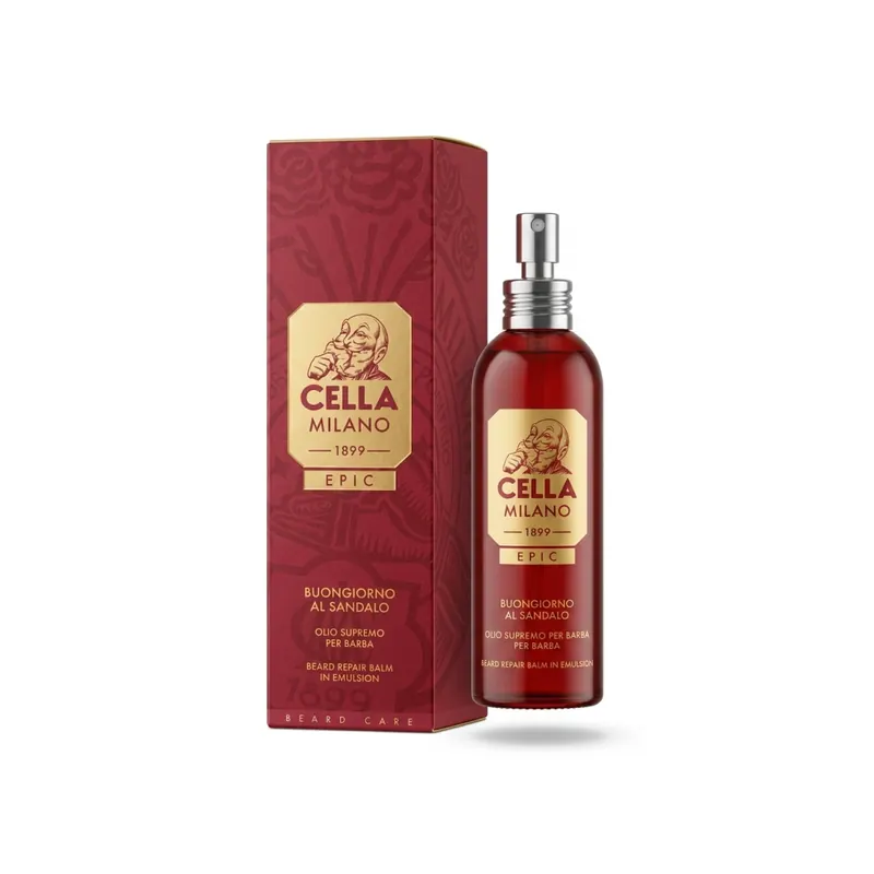 Cella Milano Epic Beard Balm Emulsion Buongiorno with Sandalwood 100ml