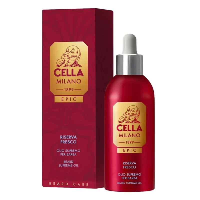 Cella Milano Epic Riserva Fresco – Olio barba 50 ml