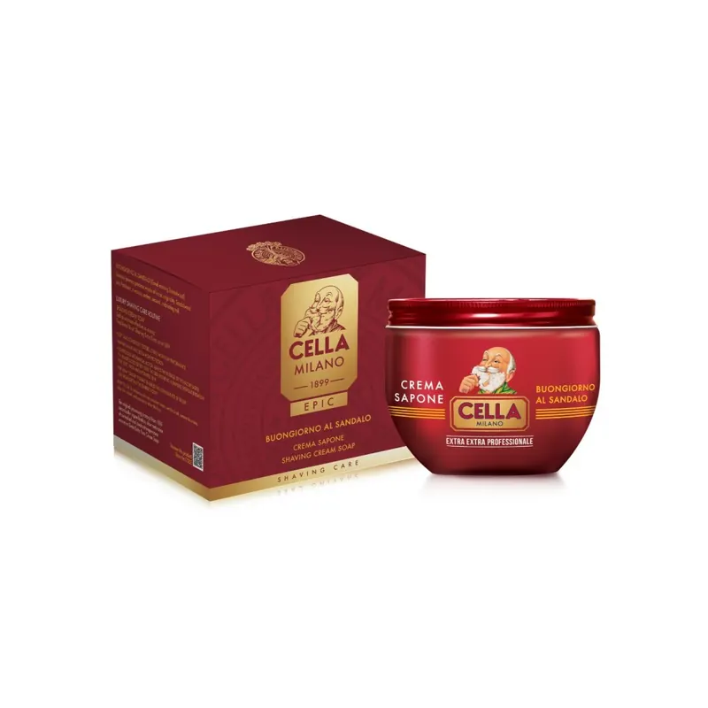 Cella Milano Epic Shaving Cream Buongiorno al Sandalo 300ml