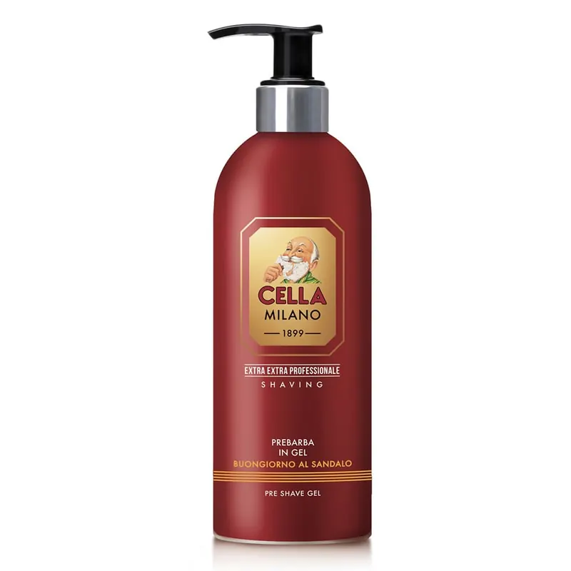 Cella Milano Extra Extra Professional Buongiorno al Sandalo – Gel prebarba 500 ml