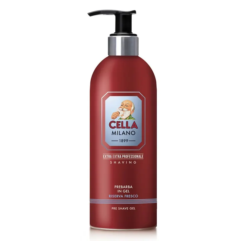Cella Milano Extra Extra Professional Riserva Fresco – Gel prebarba 500 ml