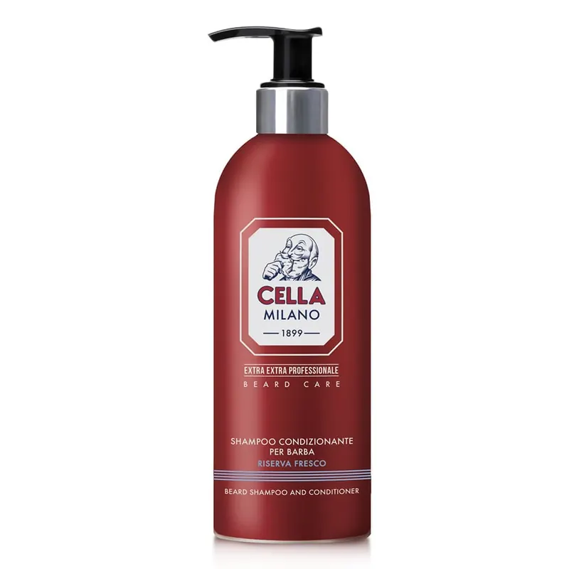 Cella Milano Extra Extra Professional Riserva Fresco – Shampoo condizionante barba 500 ml