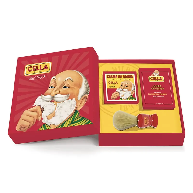 Cella Milano – Kit rasatura tradizionale con pennello