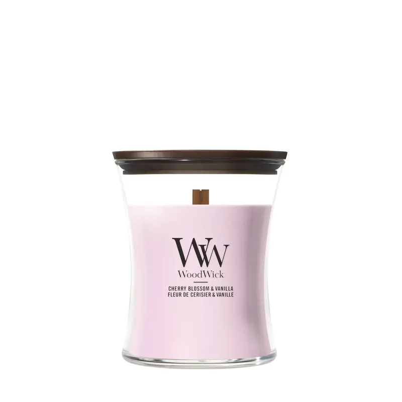 Cherry Blossom & Vanilla MEDIUM WOODWICK | Pinalli