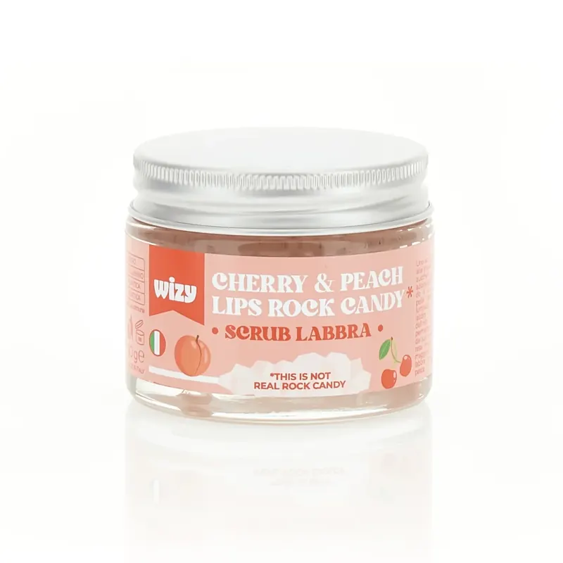 Cherry & Peach Lips Rock Candy 50g WIZY | Pinalli