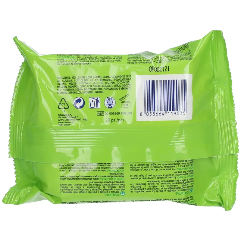 Chicco® Salviettine Rinfrescanti & Protettive