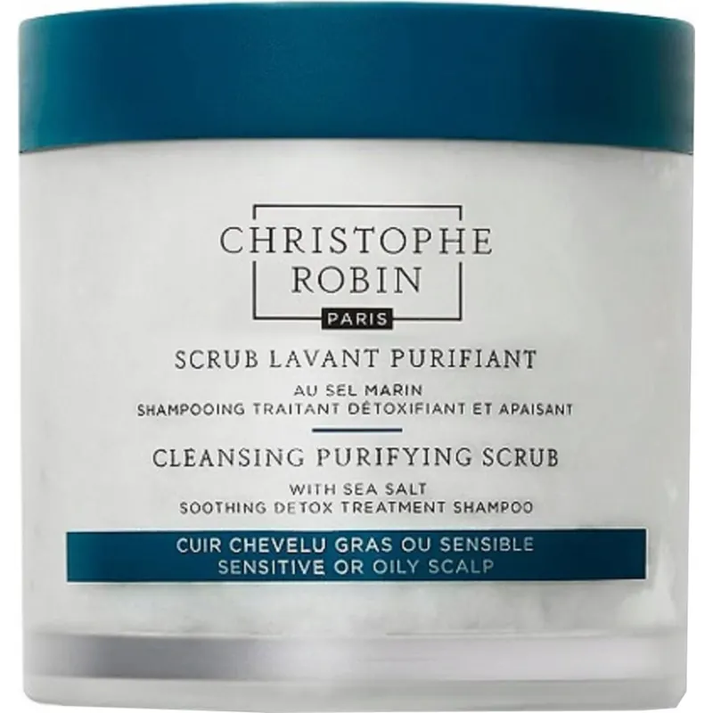 Christophe Robin Cleansing Purifying Scrub with Sea Salt, 75 ml