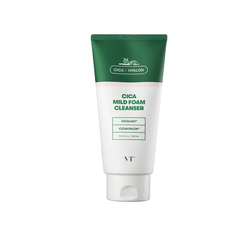 CICA MILD FOAM CLEANSER 300ml VT COSMETICS | Pinalli