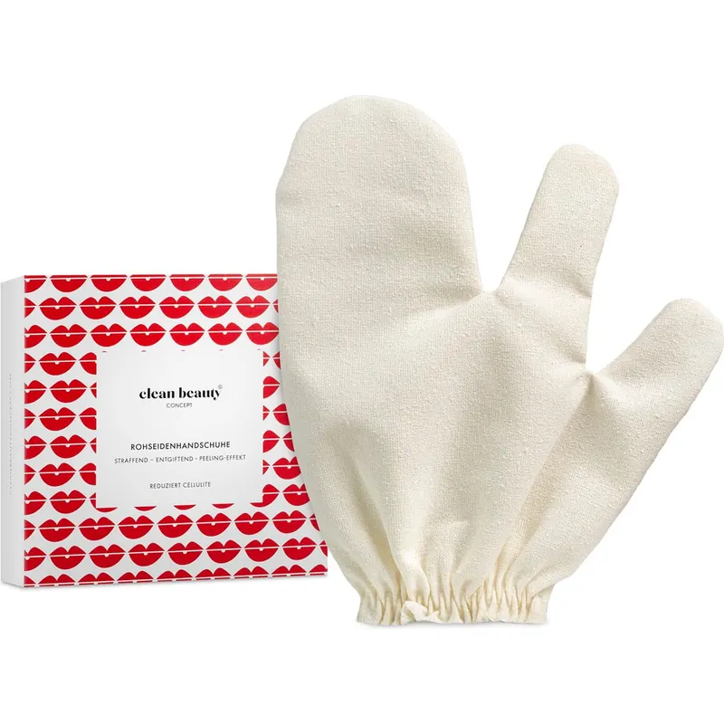 Clean Beauty Concept Garshan Silk Gloves - Body, 2 pezzi