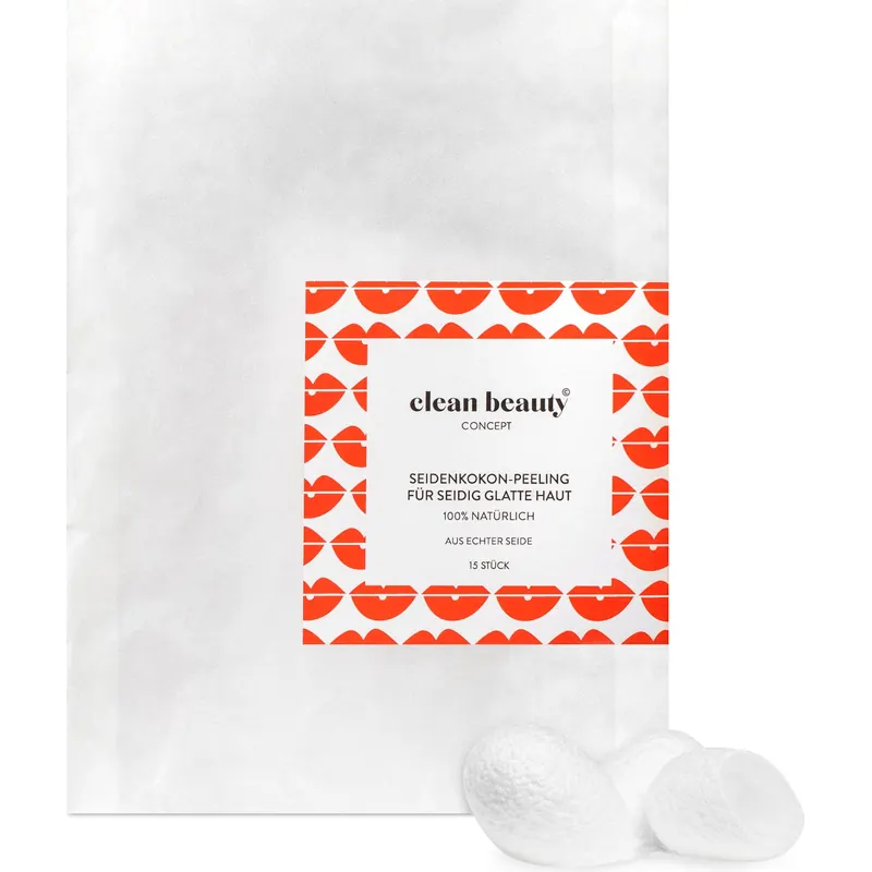 Clean Beauty Concept Seiden Kokon Peeling, 15 pezzi