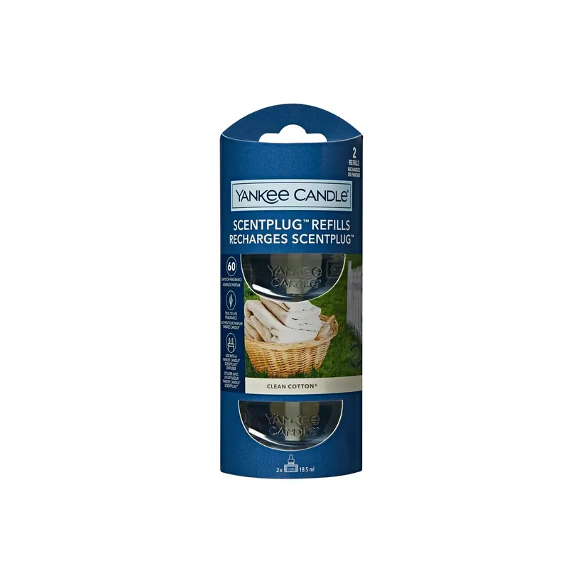 Clean Cotton - Refill 2x18.5ml YANKEE CANDLE | Pinalli