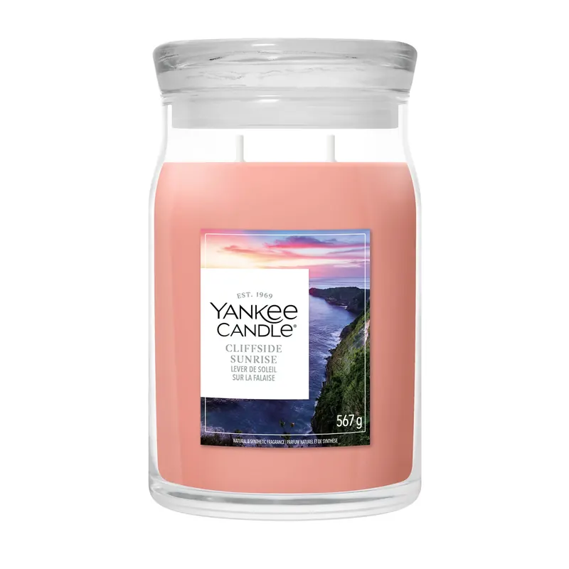 Cliffside Sunrise LARGE YANKEE CANDLE | Pinalli