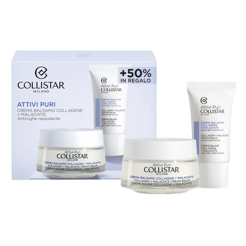 Cofanetto Attivi Puri Balsamo Collagene + Malachite COLLISTAR | Pinalli