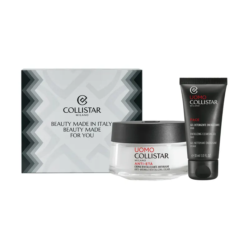 COFANETTO Crema Antirughe Rivitalizzante e Gel Detergente Energizzante COLLISTAR | Pinalli