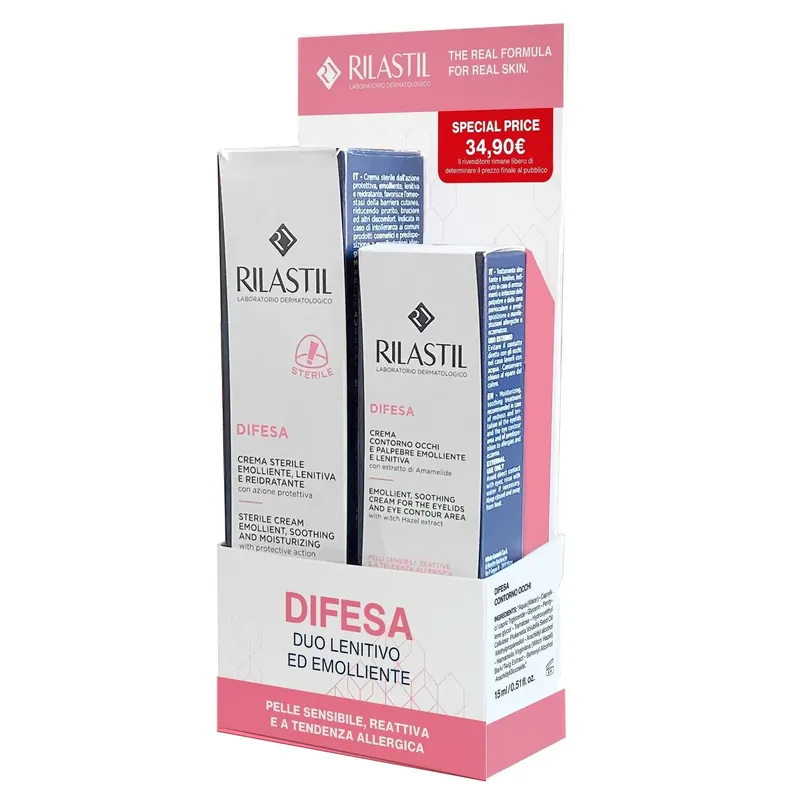 Cofanetto Difesa Duo Lenitivo Ed Emolliente RILASTIL | Pinalli