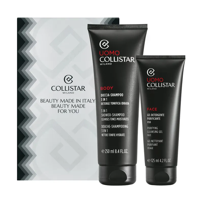 COFANETTO Doccia Shampoo 3 IN 1 e Gel Detergente Purificante COLLISTAR | Pinalli