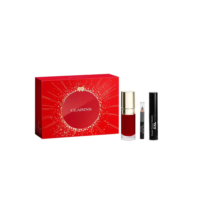 COFANETTO Make-up: Lip Oil, Mascara Wonder Volume XXL e Crayon Khôl CLARINS | Pinalli