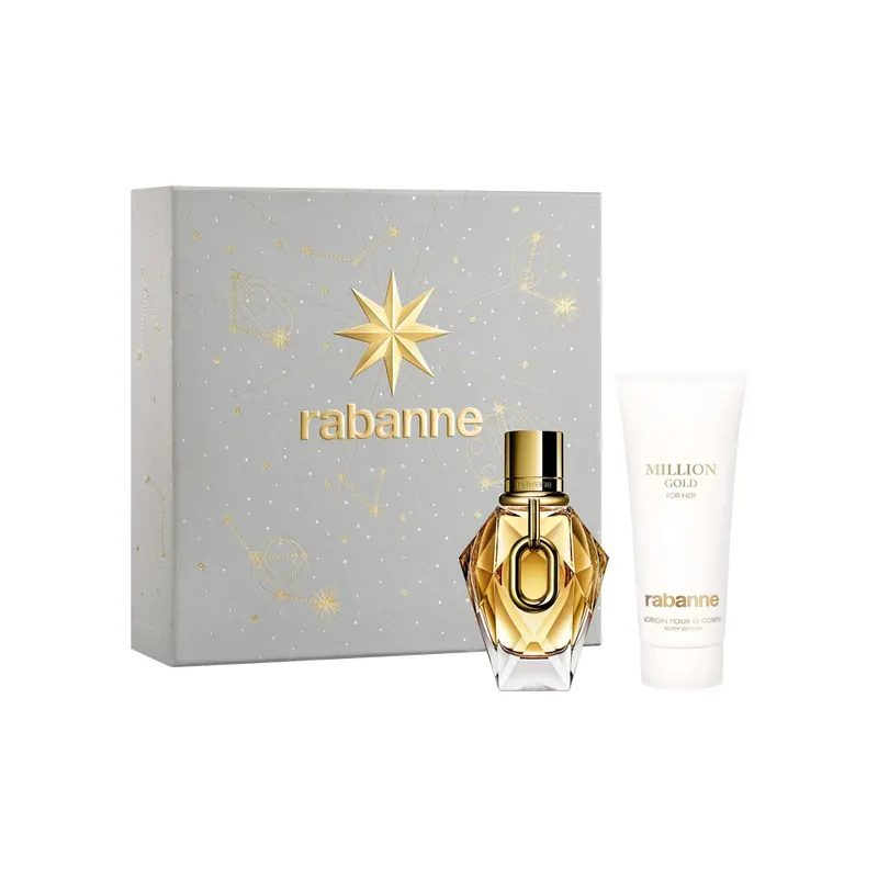 Cofanetto Million Gold For Her Eau de Parfum + Body Lotion RABANNE | Pinalli