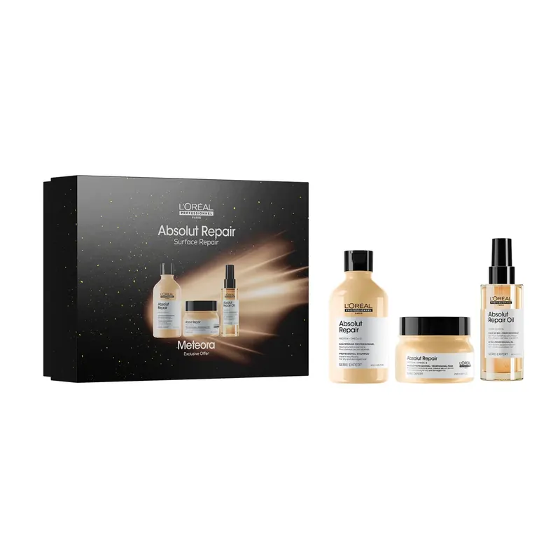 Cofanetto Natale Absolut Repair Shampoo, Maschera e Olio L'ORÉAL PROFESSIONNEL | Pinalli
