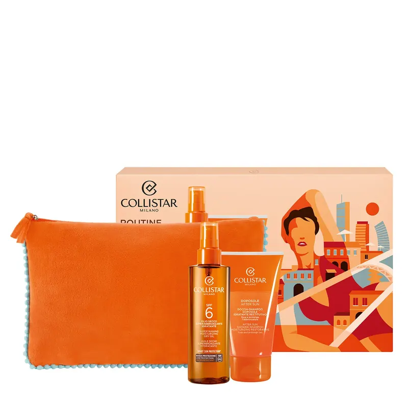 Cofanetto Olio Secco Superabbronzante Idratante SPF6 COLLISTAR | Pinalli