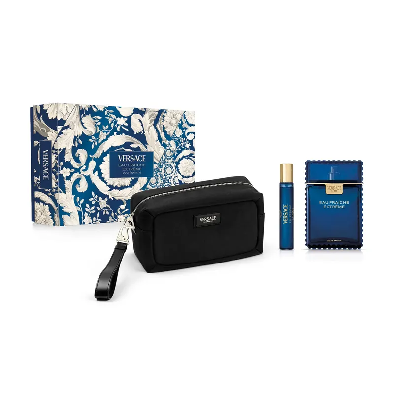 Cofanetto Regalo Eau Fraiche Extrême Eau De Parfum + Travel Spray +Trousse VERSACE | Pinalli