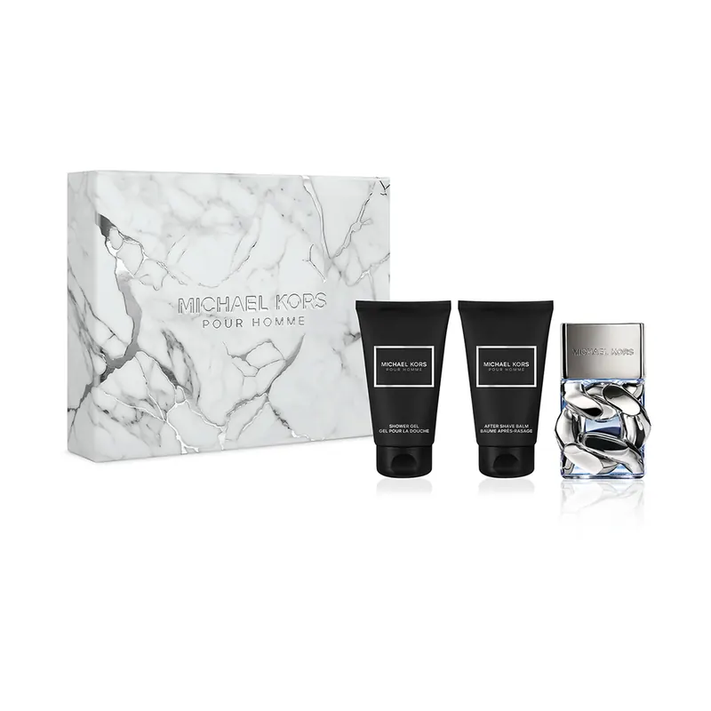 COFANETTO REGALO Michael Kors Pour Homme Eau de Parfum, Shower Gel e Balsamo Dopobarba MICHAEL KORS | Pinalli