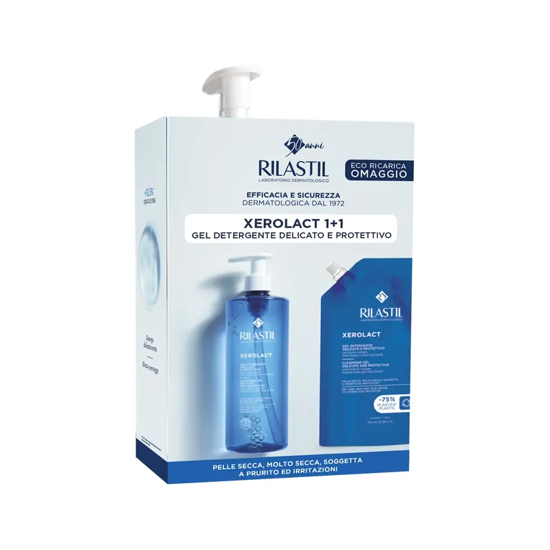Cofanetto Xerolact 1+1 Gel Detergente Delicato RILASTIL | Pinalli