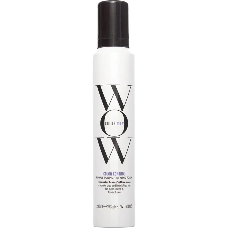 Color WOW Color Control Purple Toning & Styling Foam, 200 ml