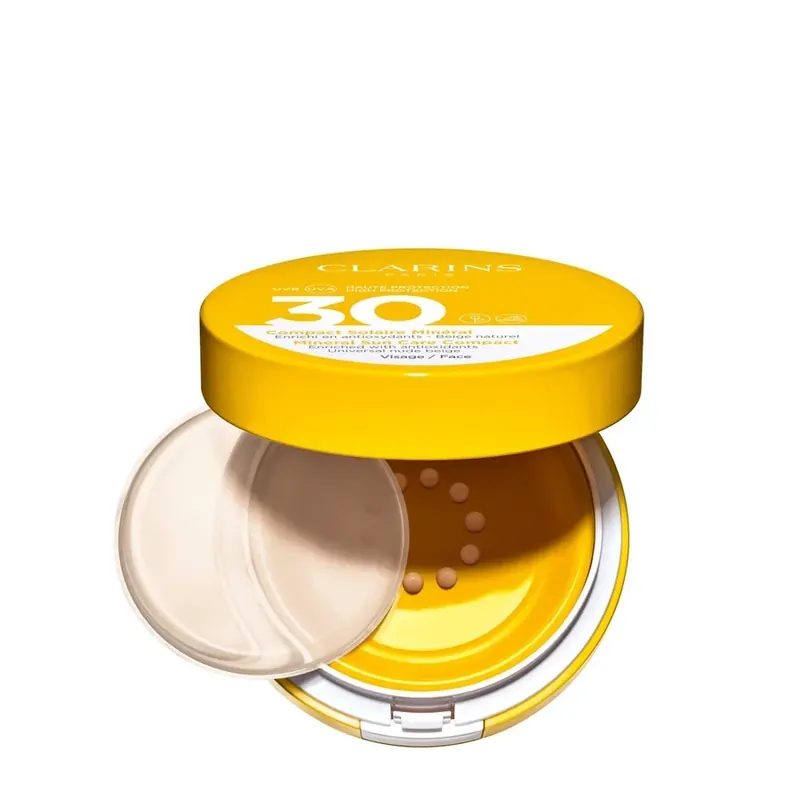 Compact Solaire Minéral Visage SPF30 CLARINS | Pinalli
