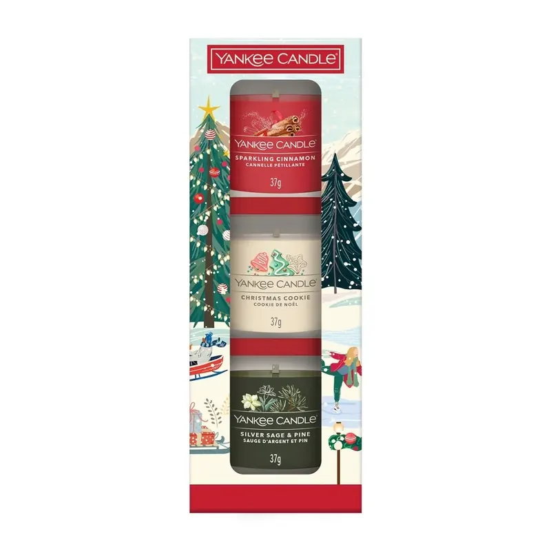 Confezione Regalo 3 Candele Votive - CHRISTMAS CLASSICS SET YANKEE CANDLE | Pinalli