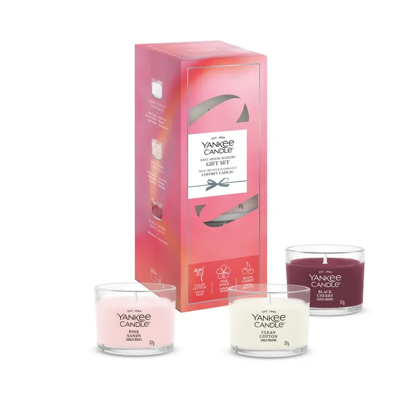 Confezione Regalo 3 Candele Votive In Vetro YANKEE CANDLE | Pinalli
