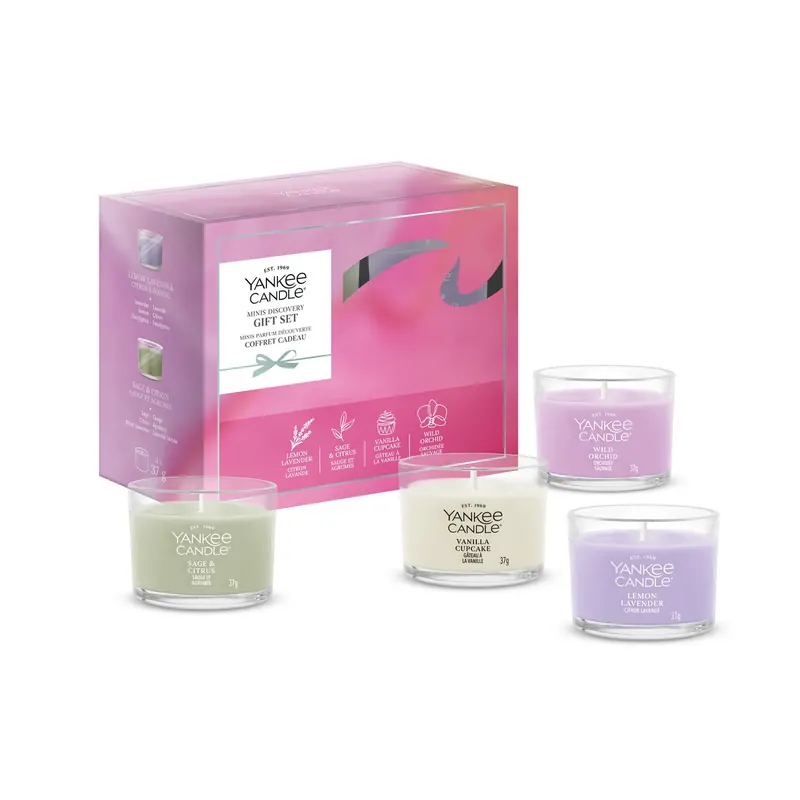 Confezione Regalo 4 Candele Votive In Vetro YANKEE CANDLE | Pinalli
