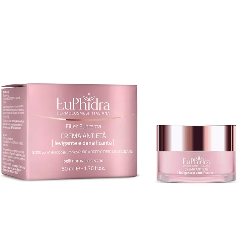 Crema Antietà Levigante e Densificante EUPHIDRA | Pinalli