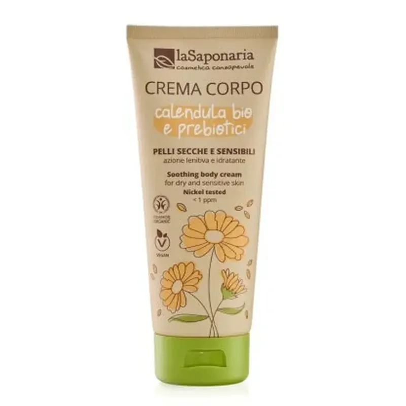 Crema Corpo Pelli Secche E Sensibili – Calendula Bio E Prebiotici LA SAPONARIA | Pinalli