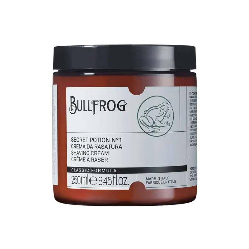 Crema da barba Bullfrog Secret Potion N.1 250ml in vaso