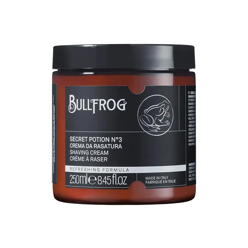 Crema da barba Bullfrog Secret Potion N.3 250ml in vaso
