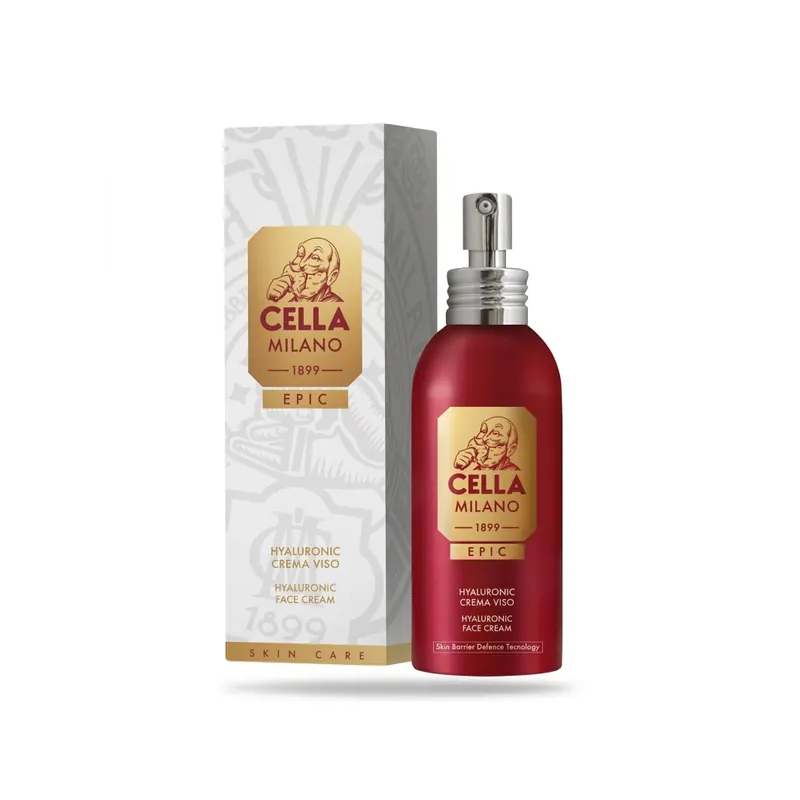 Crema Facial con Ácido Hialurónico Cella Milano Epic 75ml
