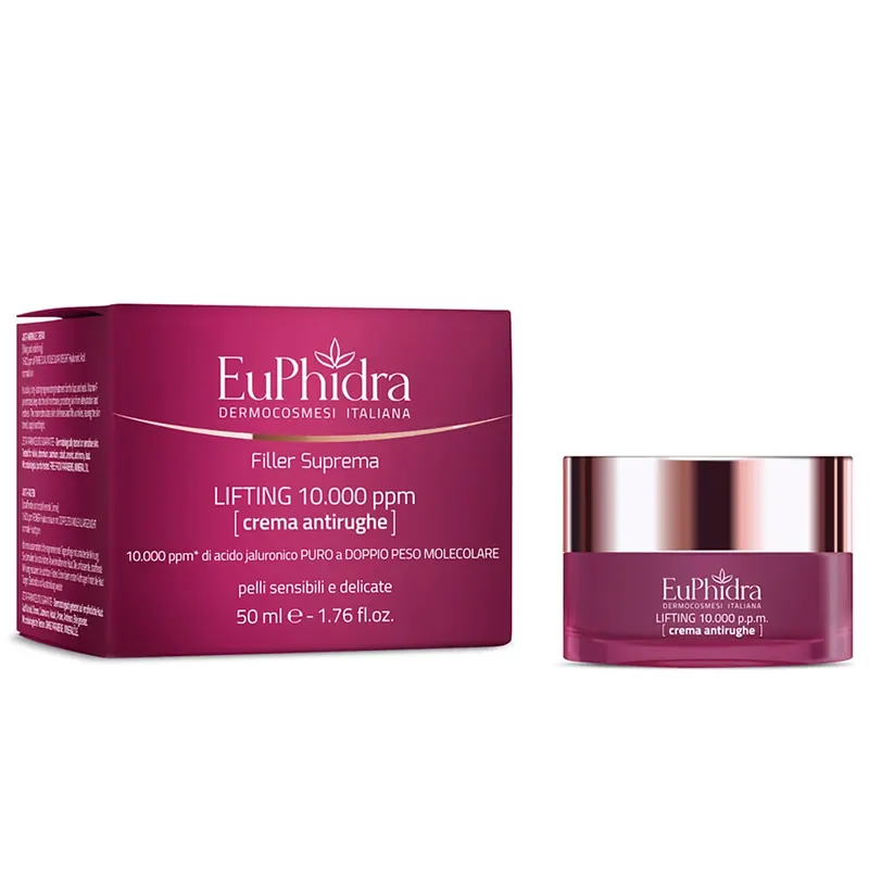 Crema lifting antirughe 10000 ppm 50ml EUPHIDRA | Pinalli