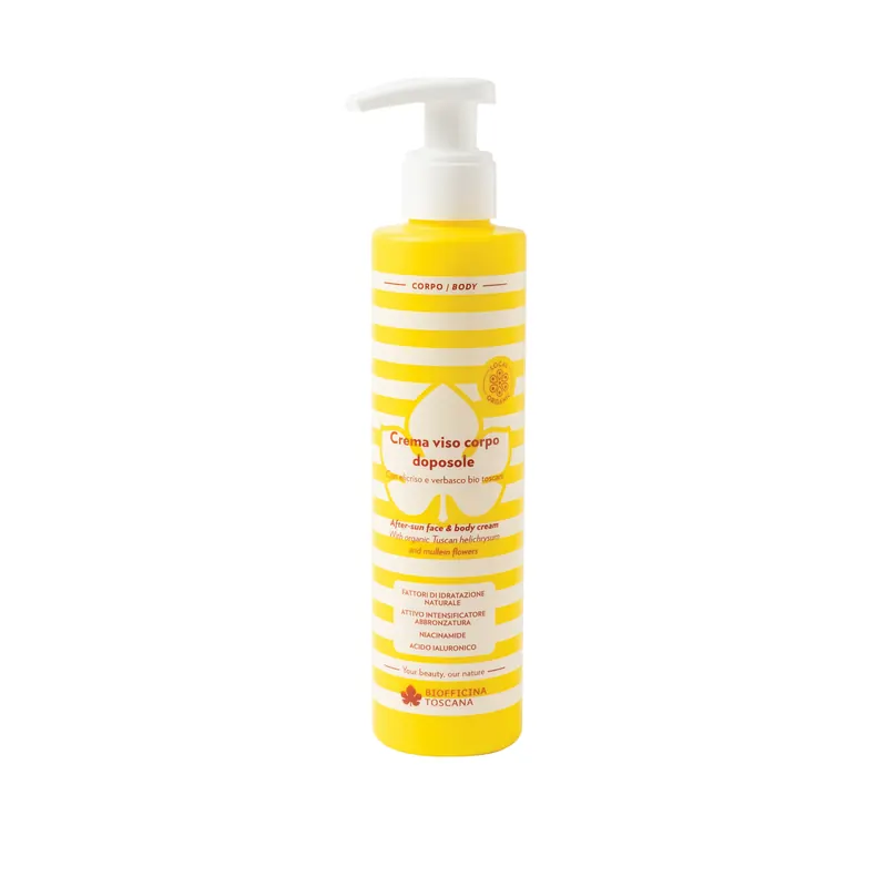 Crema viso corpo doposole BIOFFICINA TOSCANA | Pinalli
