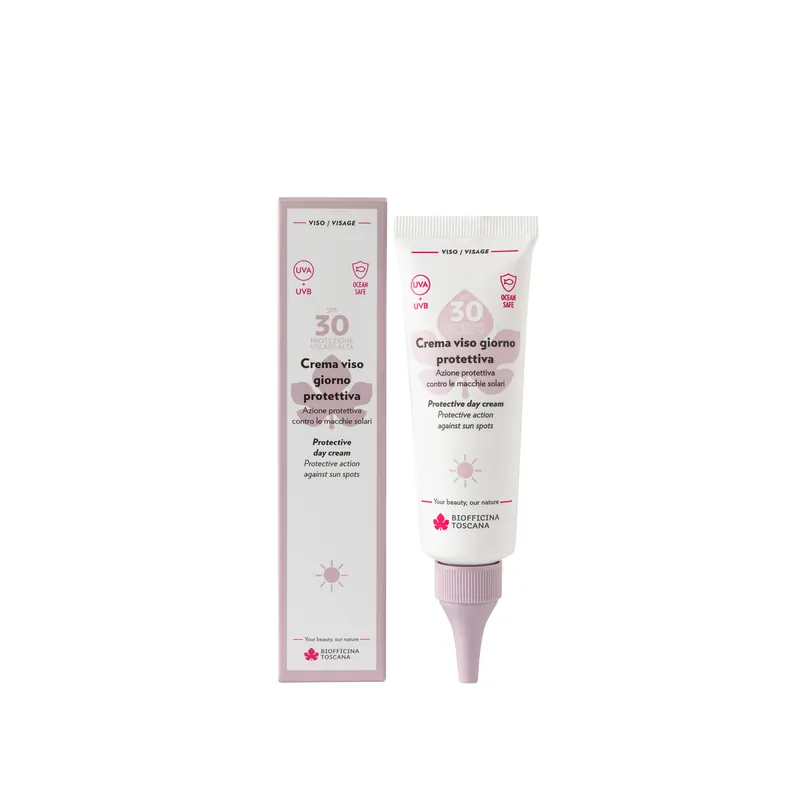 Crema Viso Giorno Protettiva SPF 30 BIOFFICINA TOSCANA | Pinalli