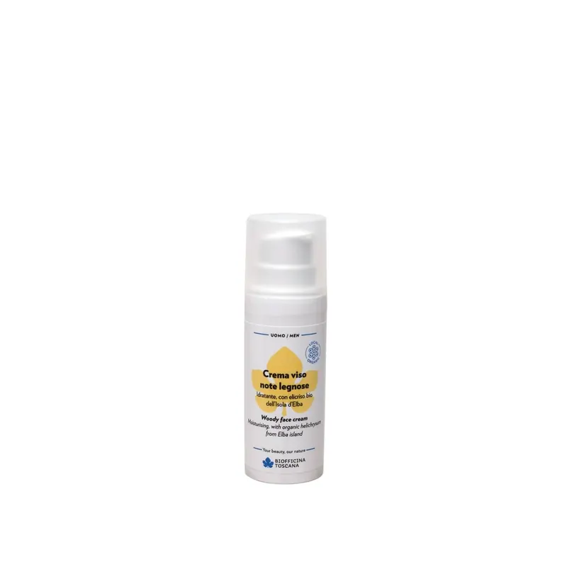 Crema viso note legnose 50ml BIOFFICINA TOSCANA | Pinalli