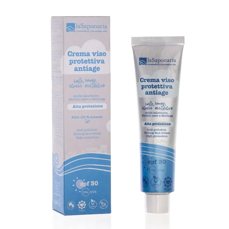Crema Viso Protettiva Antiage SPF30 LA SAPONARIA | Pinalli