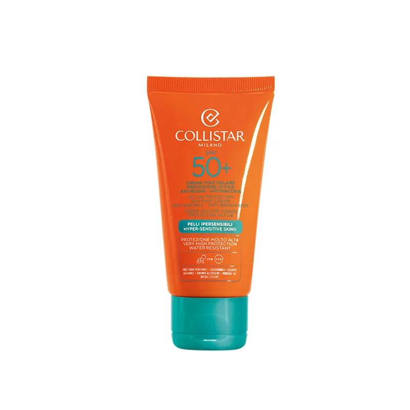 Crema Viso Solare Protezione Attiva SPF50+ COLLISTAR | Pinalli