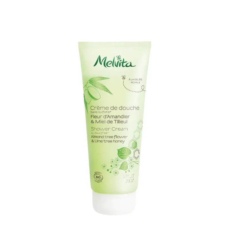 Crème de Douche Fleur d'Amandier & Miel de Tilleul BIO MELVITA | Pinalli